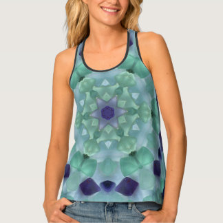 Yoga Lady Crystal Mandala Tank Top