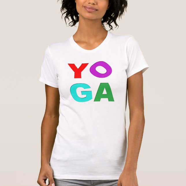 Yoga letters T-Shirt (Front)