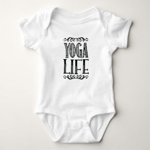 Inhale Exhale Yoga Baby Grow Cute Boys and Girls Baby Vest Bodysuit 