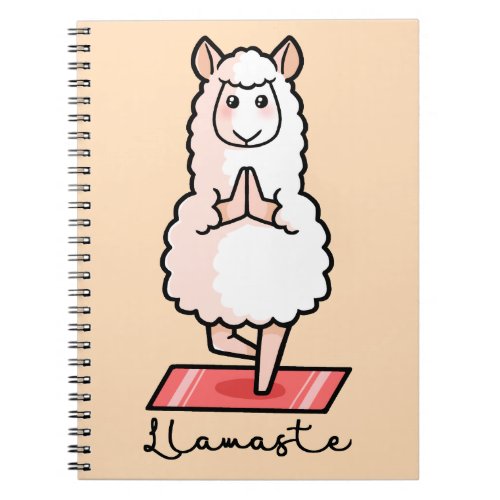Yoga Llama _ Llamaste Notebook