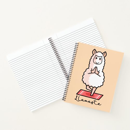 Yoga Llama _ Llamaste Notebook