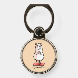 Yoga Llama - Llamaste Phone Ring Stand