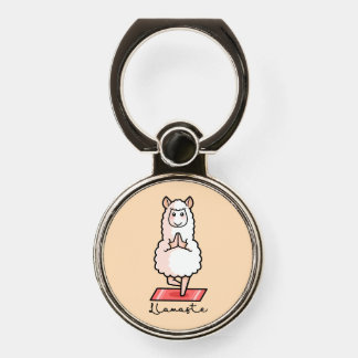 Yoga Llama - Llamaste Phone Ring Stand