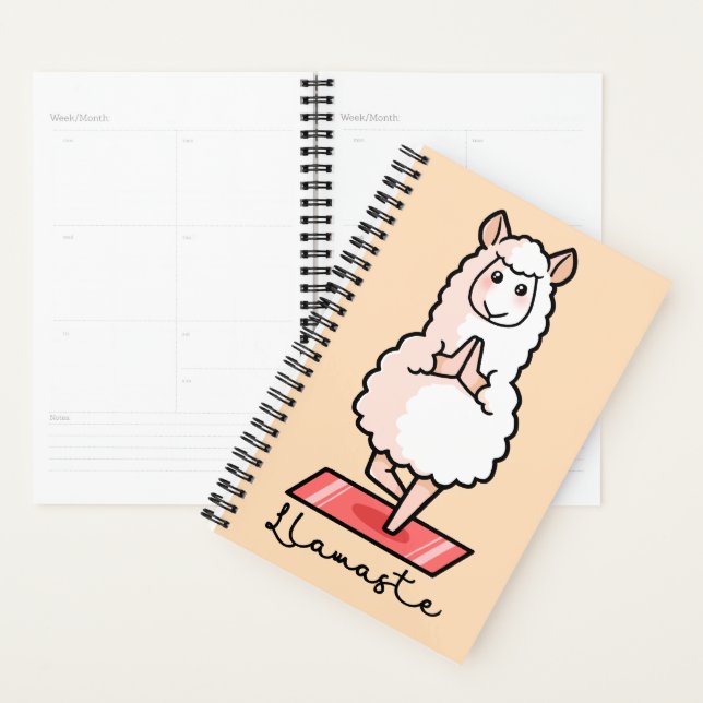 Yoga Llama - Llamaste Planner (Display)
