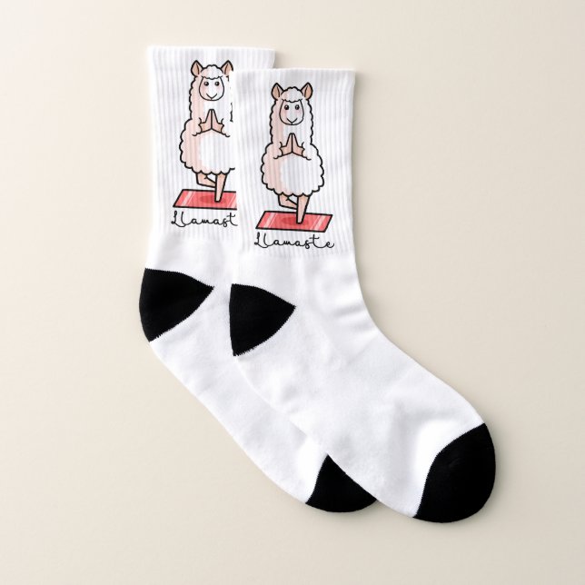 Yoga llama - Llamaste Socks (Pair)