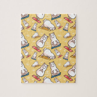 Yoga Llama Madness Jigsaw Puzzle