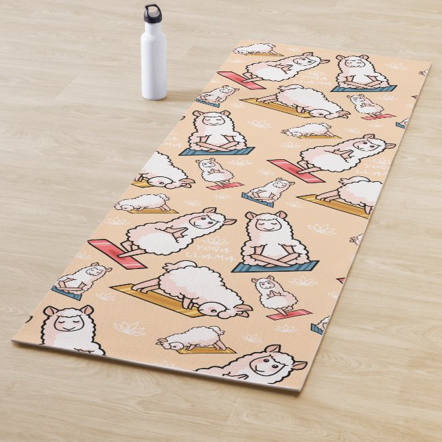 Yoga Llama Madness Mat (In Situ)