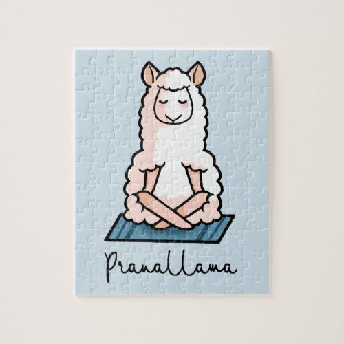 Yoga Llama _ Pranallama Jigsaw Puzzle