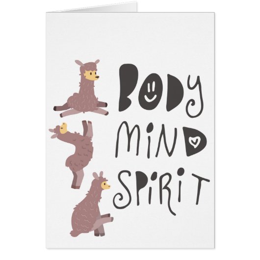 Yoga Llamas Cards (Front)