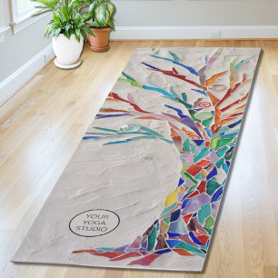Yoga Logo Tree Of Life Yoga Mat