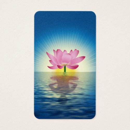 Lotus Reflection Business Cards