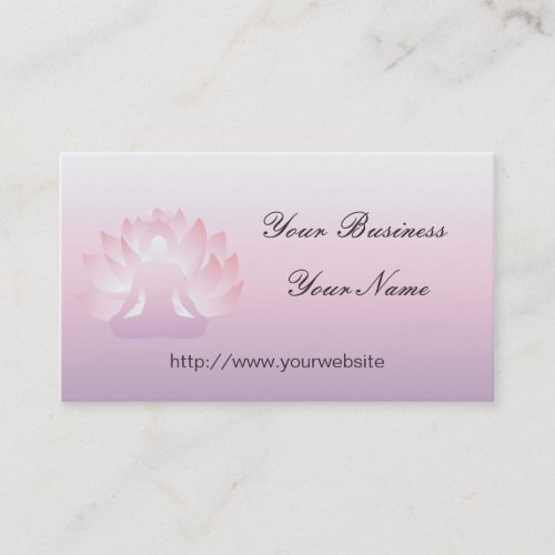 Yoga Lotus Business Card
