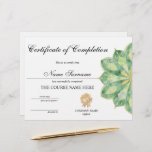 Yoga Lotus Certificate of Completion Award Course<br><div class="desc">Modern Yoga Lotus Beauty Salon Lash Extension Course Completion</div>