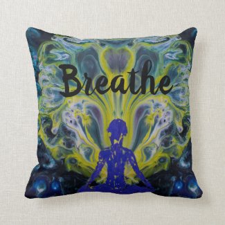 Yoga Lotus Meditation Throw Pillow