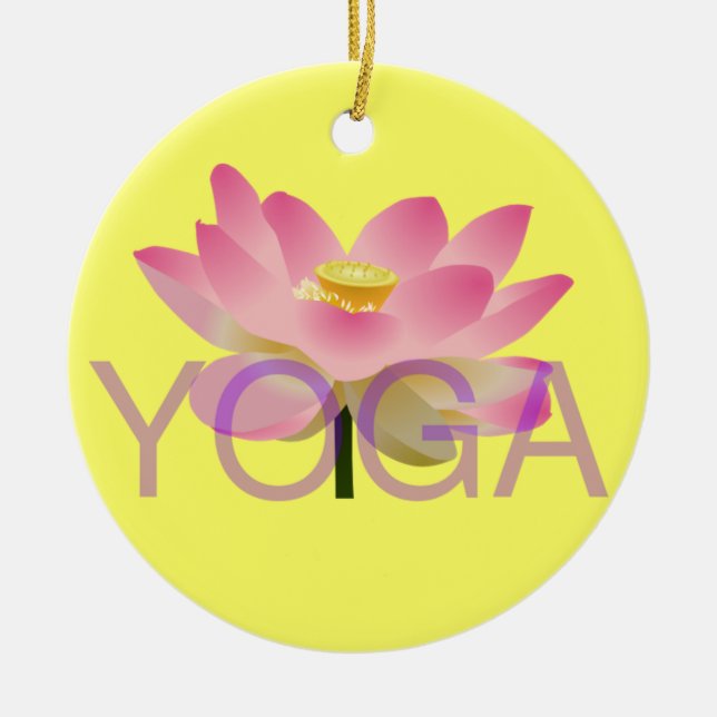 yoga lotus ornament (Front)
