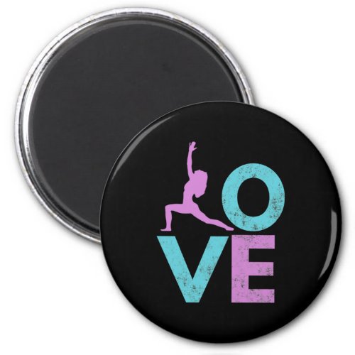 Yoga Love gift for Yoga lovers Magnet