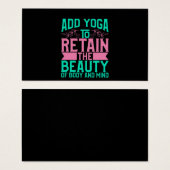 Yoga Lover | Add Yoga To Retain The Beauty (Front & Back)