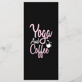 Yoga Lover | Yoga And Coffee Menu