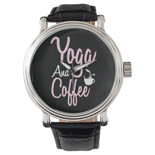 Yoga Lover | Yoga And Coffee Watch (Front)