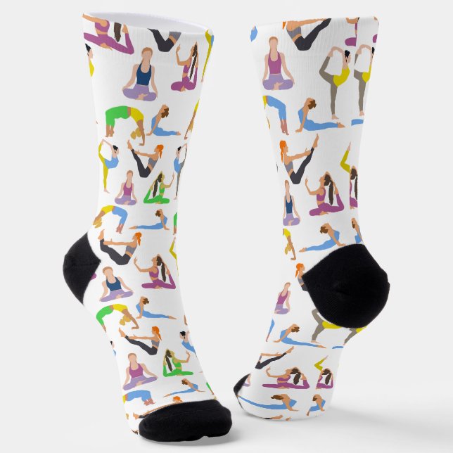 Yoga Lovers Socks (Angled)