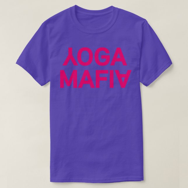 Yoga Mafia Love Peace Funny Gift T-Shirt (Design Front)