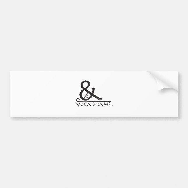 Yoga Mama Bumper Sticker (Front)