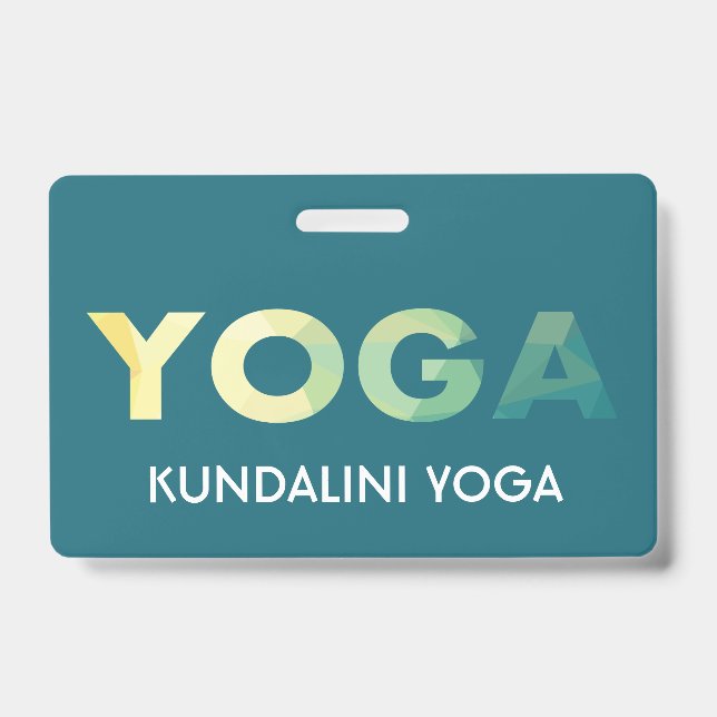Yoga Mandala personal trainer Badge (Front)