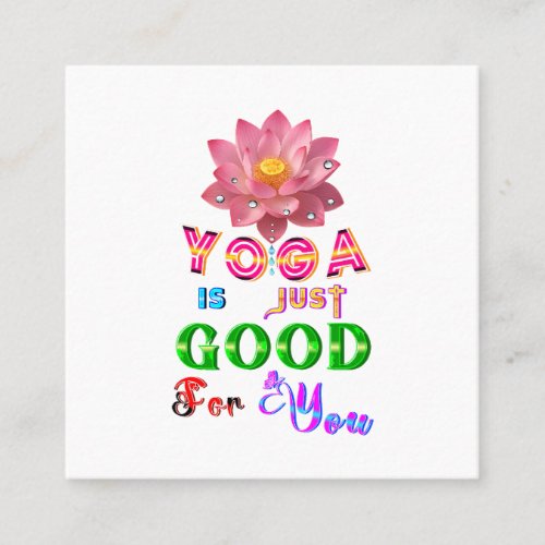 Yoga Marketing Is Just Good For You Referral Card