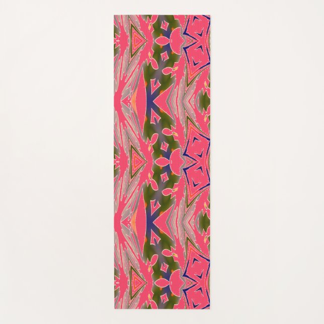 Yoga Mat, An elegant multicolor classic design Mat (Front)
