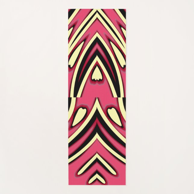Yoga Mat, An elegant multicolor classic design Mat (Front)