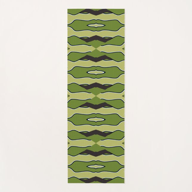 Yoga Mat, An elegant multicolor classic design Mat (Front)