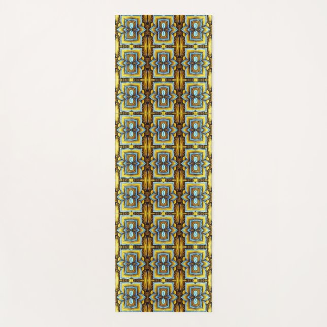 Yoga Mat, An elegant multicolor classic design Yog Mat (Front)