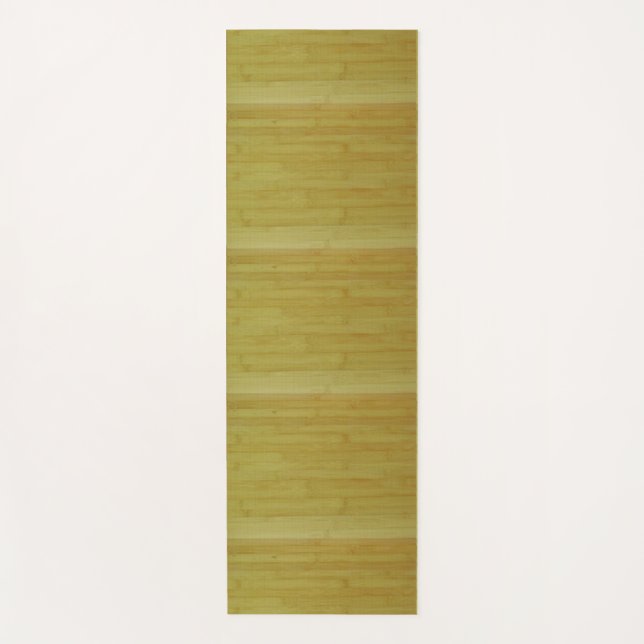 Yoga Mat - Bamboo Floor Boards (Front)