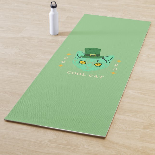 Yoga Mat Cool Cat (In Situ)
