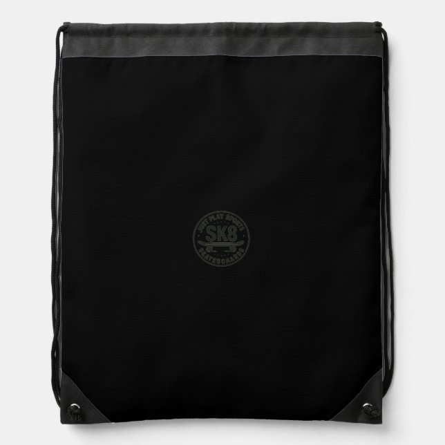 Yoga Mat Drawstring Bag (Front)