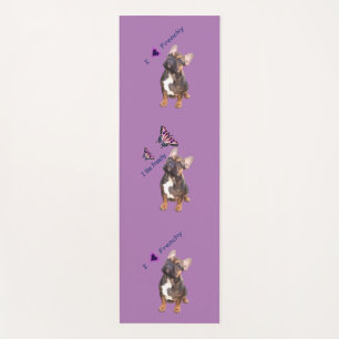 yoga mat French bulldog