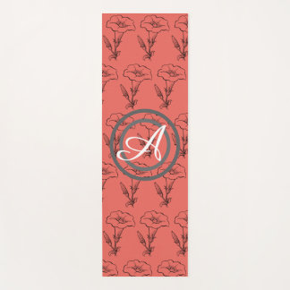 YOGA MAT HAPPY SEED FLOWER WITH MONOGRAM