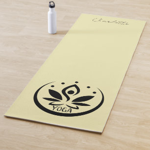 YOGA mat, Pretty pale yellow Mat