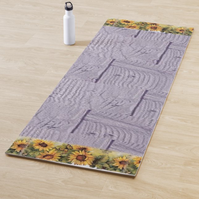 Yoga Mat Sunflower (In Situ)