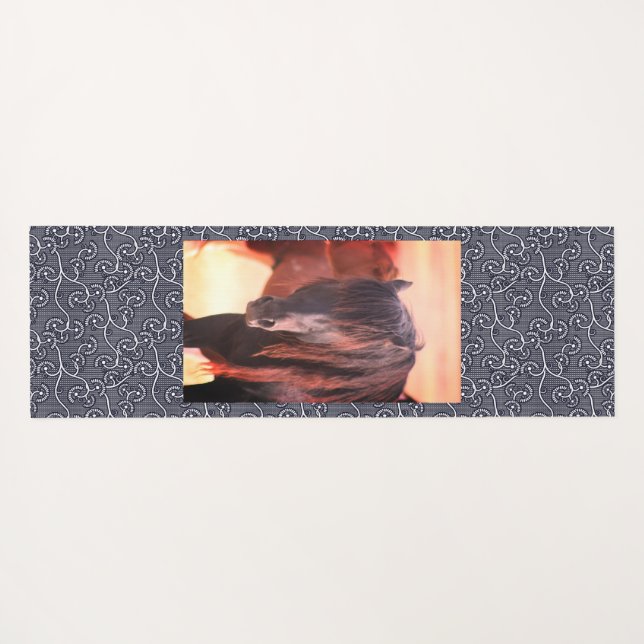 Yoga Mat WILD HORSE OF UTAH (Back (Horizontal))