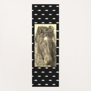 Yoga Mat WITH CLOUDS AND WILD HORSES