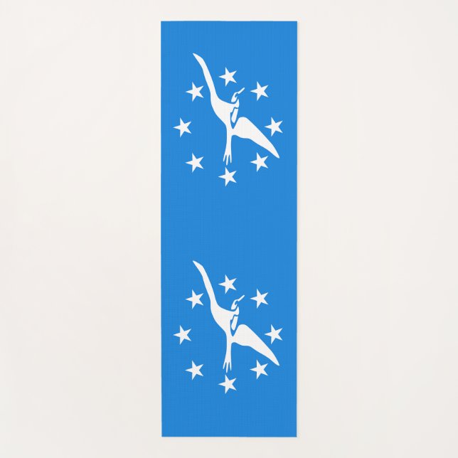 Yoga Mats with flag of Corpus Christi, USA (Front)