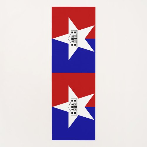 Yoga Mats with flag of San Antonio USA