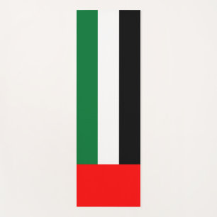 Yoga Mats with flag of UAE