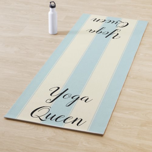 Yoga Mats Yoga Queen Blue Stripe