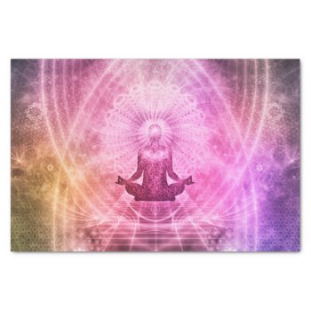 Yoga Mediation Tissue Paper by Wonderful12345 at Zazzle