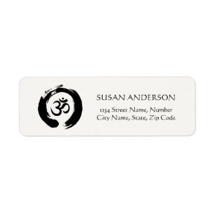 Yoga & Meditation Address Label