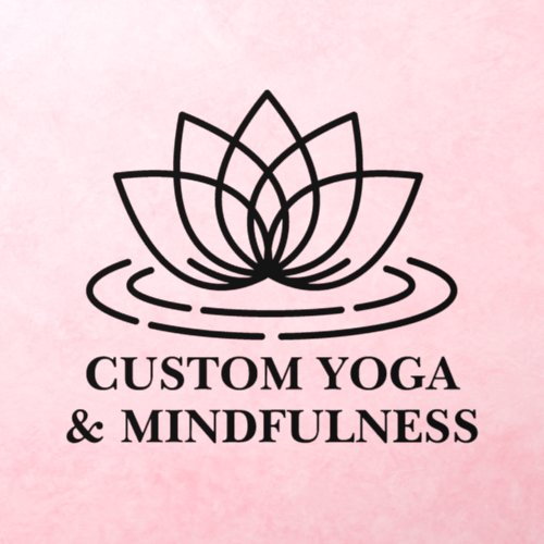 Yoga meditation and mindfulness training lotus wall decal 