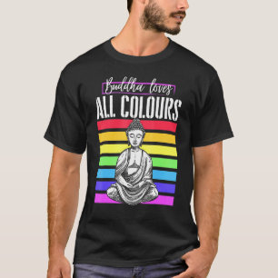 Yoga Meditation Buddha Siddhartha Mindfulness Peac T-Shirt