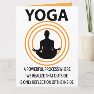 Yoga Meditation  Card